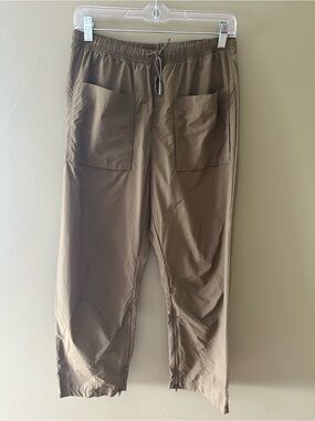 Free people army green Drawstring Utility Joggers